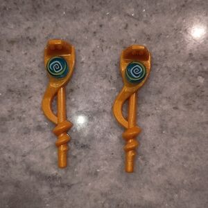 Lego Ninjago Hypnobrai Staff, Set Of 2